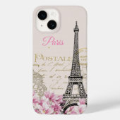 Eiffeltoren  briefkaart Magnolias Case-Mate iPhone Case (Achterkant)