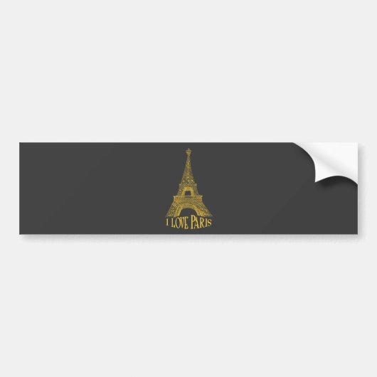 Eiffeltoren Bumpersticker (Voorkant)