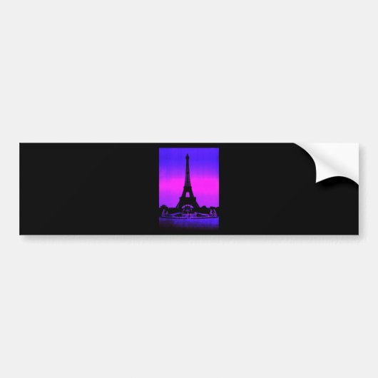 Eiffeltoren Bumpersticker (Voorkant)