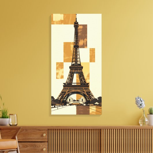 Eiffeltoren Canvas Afdruk (Insitu (Woonkamer))