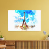 Eiffeltoren Canvas Afdruk (Insitu (Woonkamer))