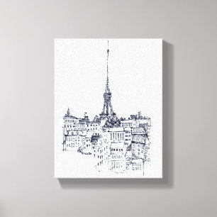 Eiffeltoren Canvas Afdruk