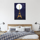 Eiffeltoren Canvas Afdruk (Insitu (Slaapkamer))