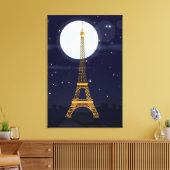 Eiffeltoren Canvas Afdruk (Insitu (Woonkamer))