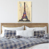  Eiffeltoren Canvas Afdruk (Insitu (Slaapkamer))