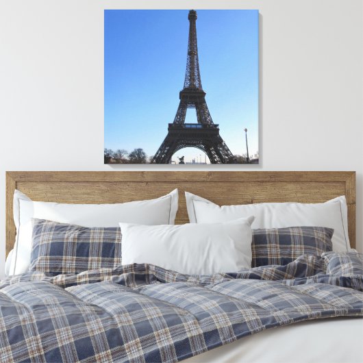 Eiffeltoren Canvas Afdruk (Insitu (Slaapkamer))