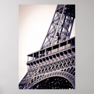 Eiffeltoren Detail, Parijs, Frankrijk Poster