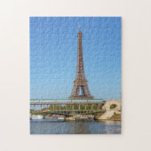 Eiffeltoren en Bir-hakeim bridge - Parijs, Frankri Legpuzzel (Verticaal)