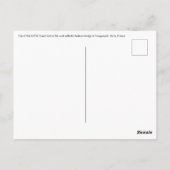 Eiffeltoren en Bir-hakeim-brug op een slechte dag Briefkaart (Achterkant)