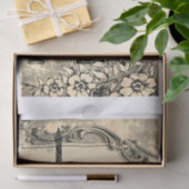 Eiffeltoren en het woord "Parijs" Print Tissuepapier (Geschenk)