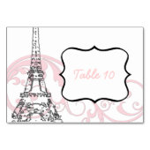 Eiffeltoren en schuifwiel kaart (Voorkant)