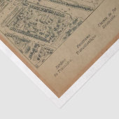  Eiffeltoren Ephemera ontkoppelingstentoonstelling Tissuepapier (Detail)