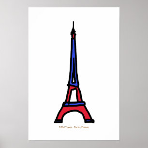 Eiffeltoren Frankrijk Poster