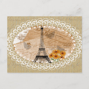 Eiffeltoren Franse Briefkaarten en kaart
