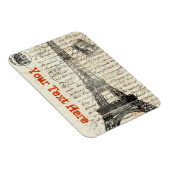 Eiffeltoren  Franse Flexible Magnet Magneet (Rechterzijde)