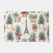 Eiffeltoren, Franse Topiaries Paris Christmas Deurmat (Voorkant)