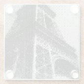 Eiffeltoren glas onderzetter (Achterkant)