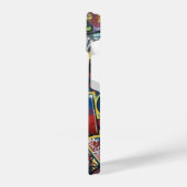 Eiffeltoren Graffiti Straatkunst Parijs iPhone Hoesje (Linkerkant)