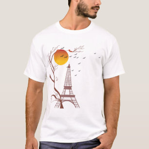 Eiffeltoren, herfst t-shirt