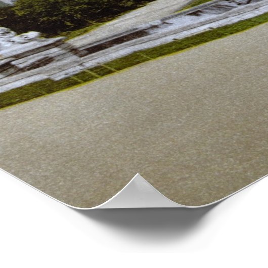 Eiffeltoren in het Parijs van de 19e eeuw Poster (Hoek)