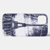Eiffeltoren in Parijs 4 Case-Mate iPhone Case (Achterkant (horizontaal))