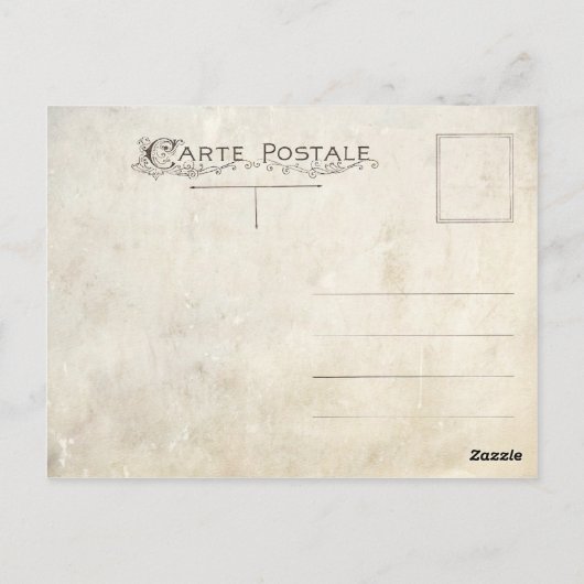 Eiffeltoren in Parijs Briefkaart (Achterkant)