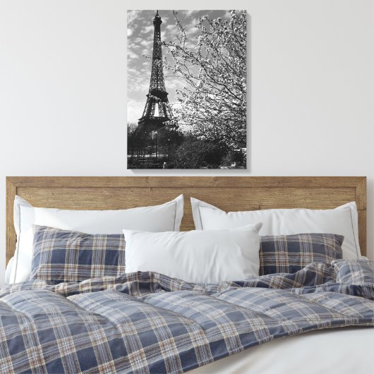  Eiffeltoren in Parijs Canvas Afdruk (Insitu (Slaapkamer))