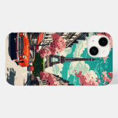 Eiffeltoren in Parijs Case-Mate iPhone Case (Achterkant (horizontaal))