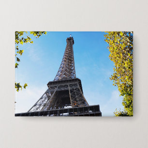 Eiffeltoren in Parijs, Frankrijk Button