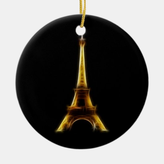 Eiffeltoren in Parijs Frankrijk Keramisch Ornament (Voorkant)