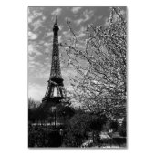 Eiffeltoren in Parijs Kaart (Achterkant)