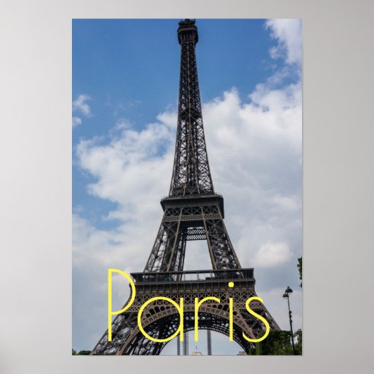 Eiffeltoren in Parijs Kunstwerk Frankrijk Reizen Poster (Voorkant)