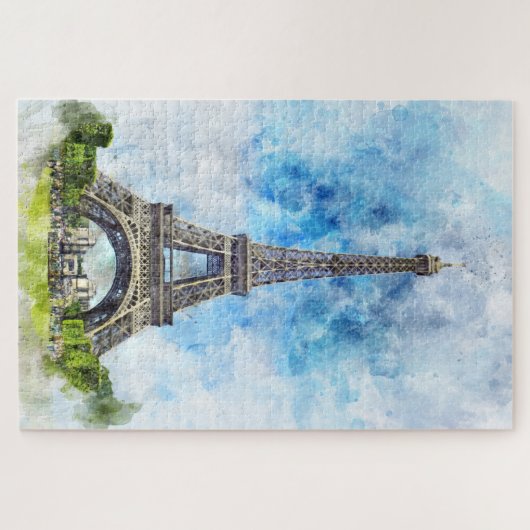 Eiffeltoren in Parijs nr2 Legpuzzel (Horizontaal)