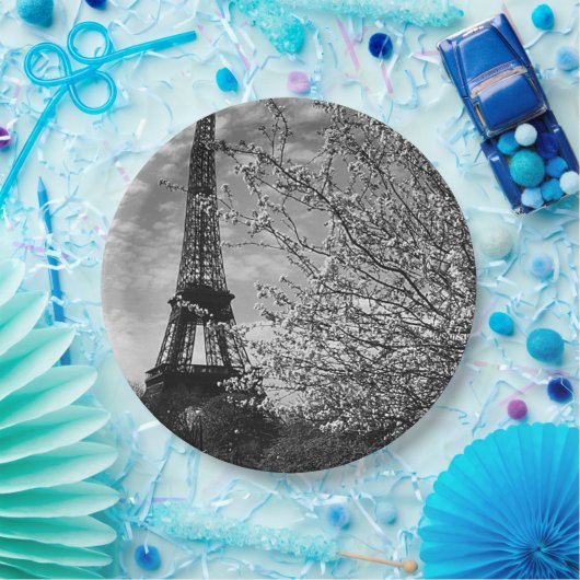 Eiffeltoren in Parijs Papieren Bordje (Feest)