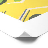 Eiffeltoren in Parijs Poster (Hoek)