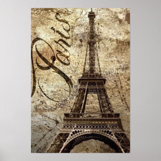 Eiffeltoren in Parijs Poster (Voorkant)