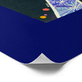 Eiffeltoren in Parijs Poster (Hoek)