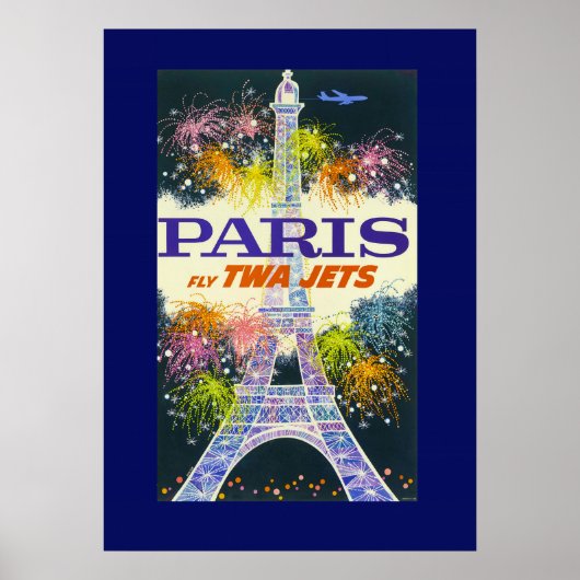 Eiffeltoren in Parijs Poster (Voorkant)