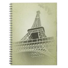 Eiffeltoren in sepia tint notitieboek
