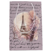 Eiffeltoren in Spring Gift Bag Medium Cadeauzakje (Voorkant)