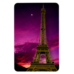 Eiffeltoren in Sunshine Sky Premium Magnet Magneet