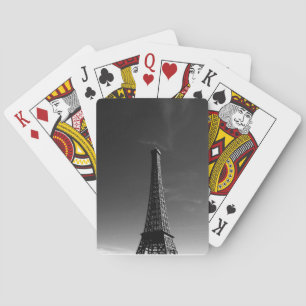 Eiffeltoren (In Zwart En Wit) Pokerkaarten