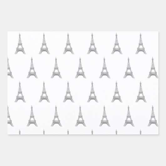Eiffeltoren inpakpapier vel (Voorkant)