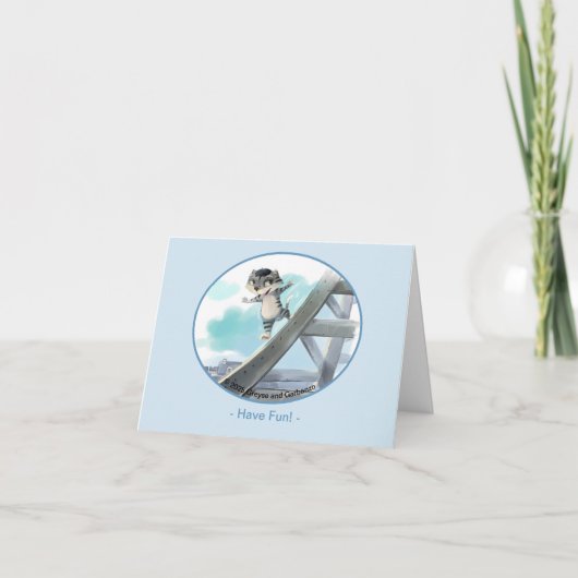 Eiffeltoren Kaart - Fun (diverse maten) (Voorkant)