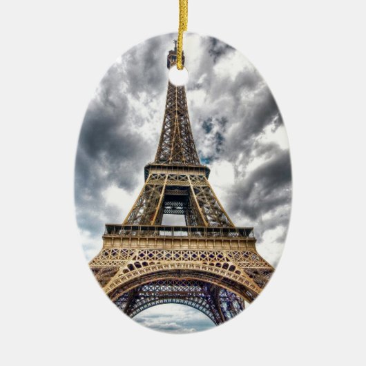 Eiffeltoren Keramisch Ornament (Voorkant)