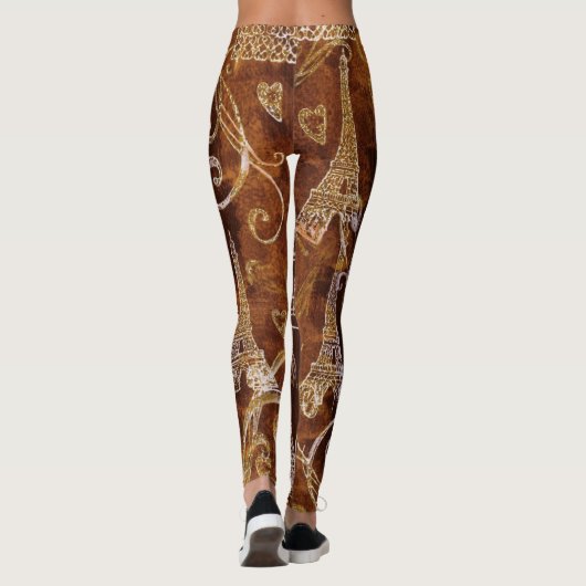 Eiffeltoren Leggings (Achterkant)