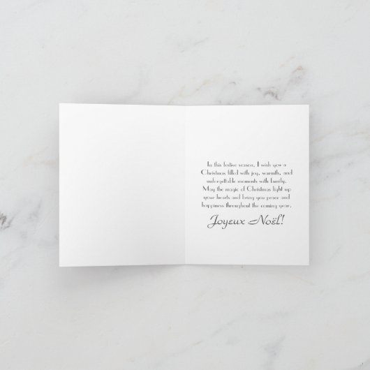 Eiffeltoren met Kerstmis ai Waterverf Kaart (Binnen)