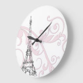 Eiffeltoren met schuifwiel grote klok (Hoek)