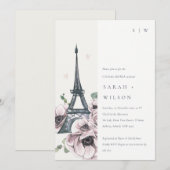  Eiffeltoren met torens Kaart (Voorkant / Achterkant)