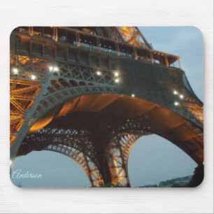 Eiffeltoren met twinkelende lichtjes muismat
